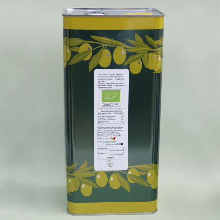 Organic Extra Virgin Olive Oil 5 liters
