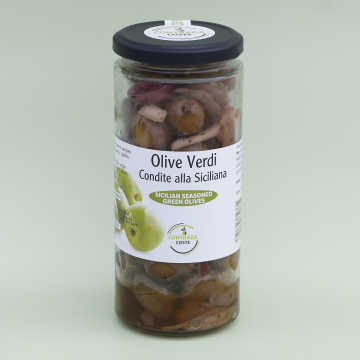 Seasoned Green Olives 400 g